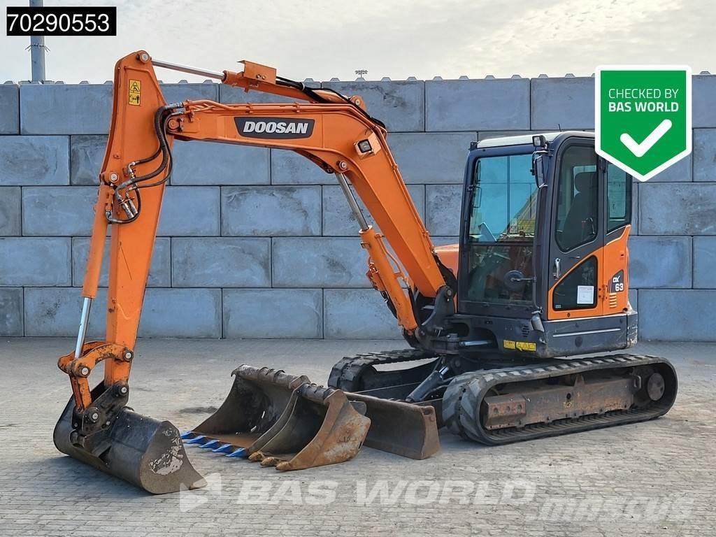 Doosan DX63-3 حفارات صغيرة أقل من 7 طن (حفارات صغيرة)