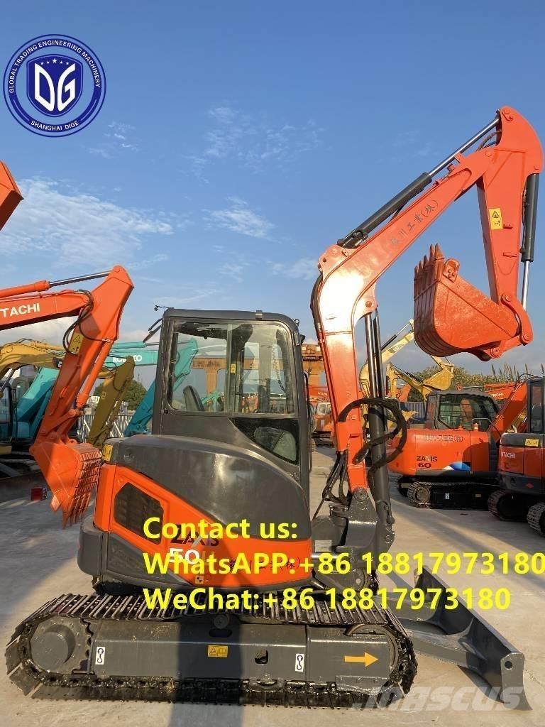 Hitachi ZX 50 U حفارات صغيرة أقل من 7 طن (حفارات صغيرة)