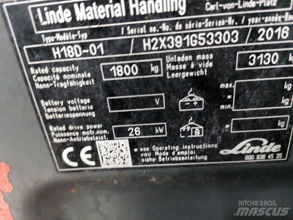 Linde H18D-02 شاحنات الديزل