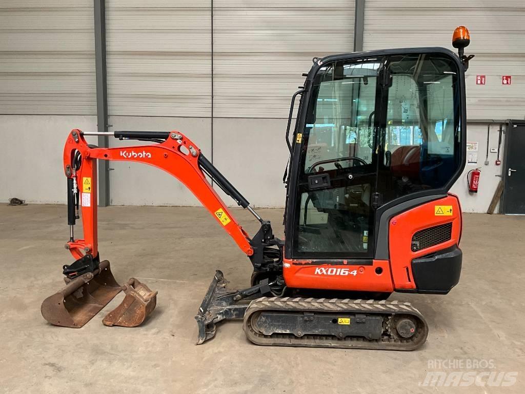 Kubota KX 016-4 حفارات صغيرة أقل من 7 طن (حفارات صغيرة)