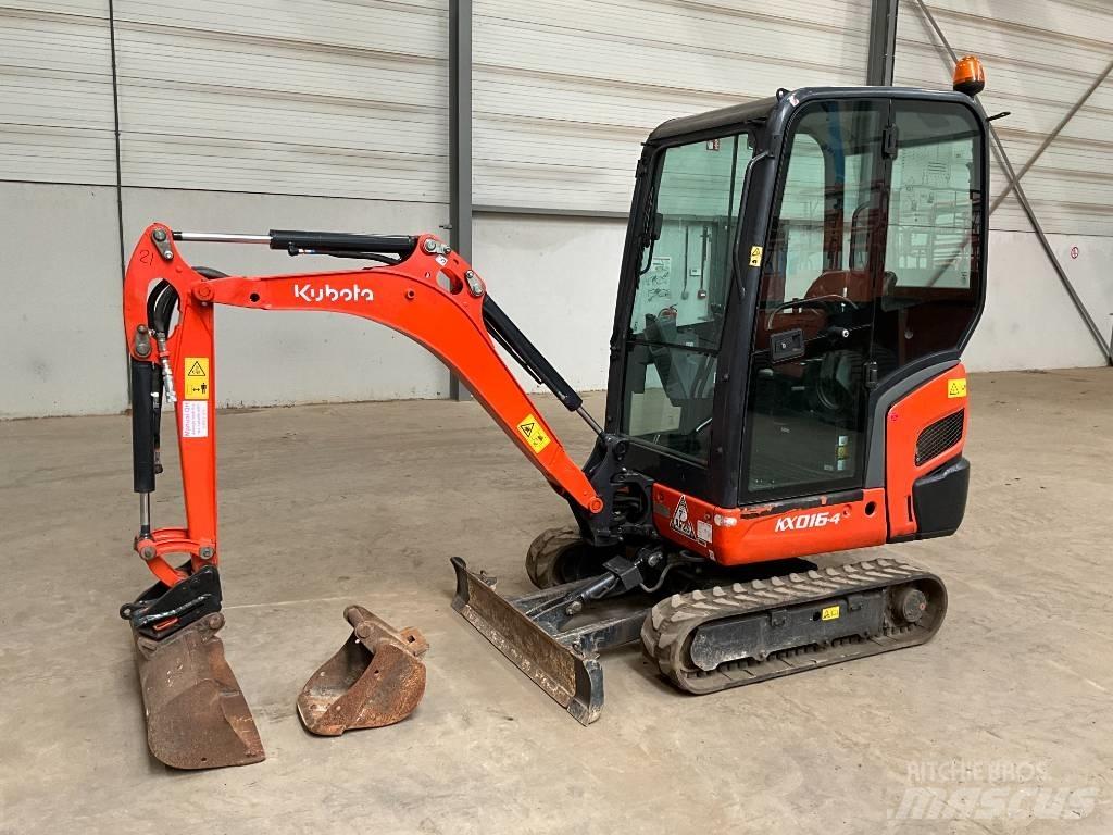 Kubota KX 016-4 حفارات صغيرة أقل من 7 طن (حفارات صغيرة)