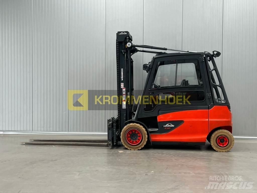 Linde E 50 HL شاحنات ذات رافعات شوكية تعمل بالكهرباء