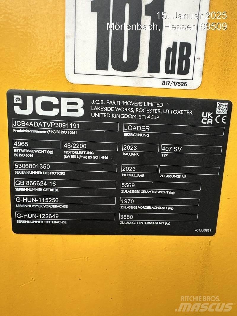 JCB 407 لوادر بعجل