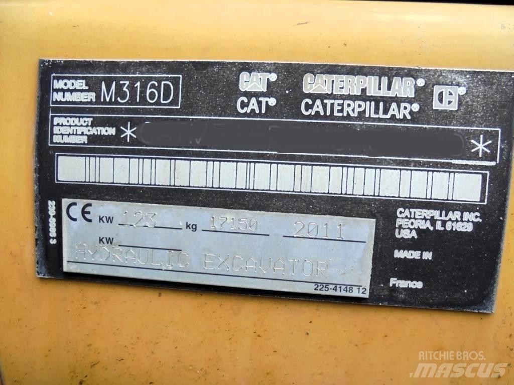 CAT M 316 D حفارات بعجل