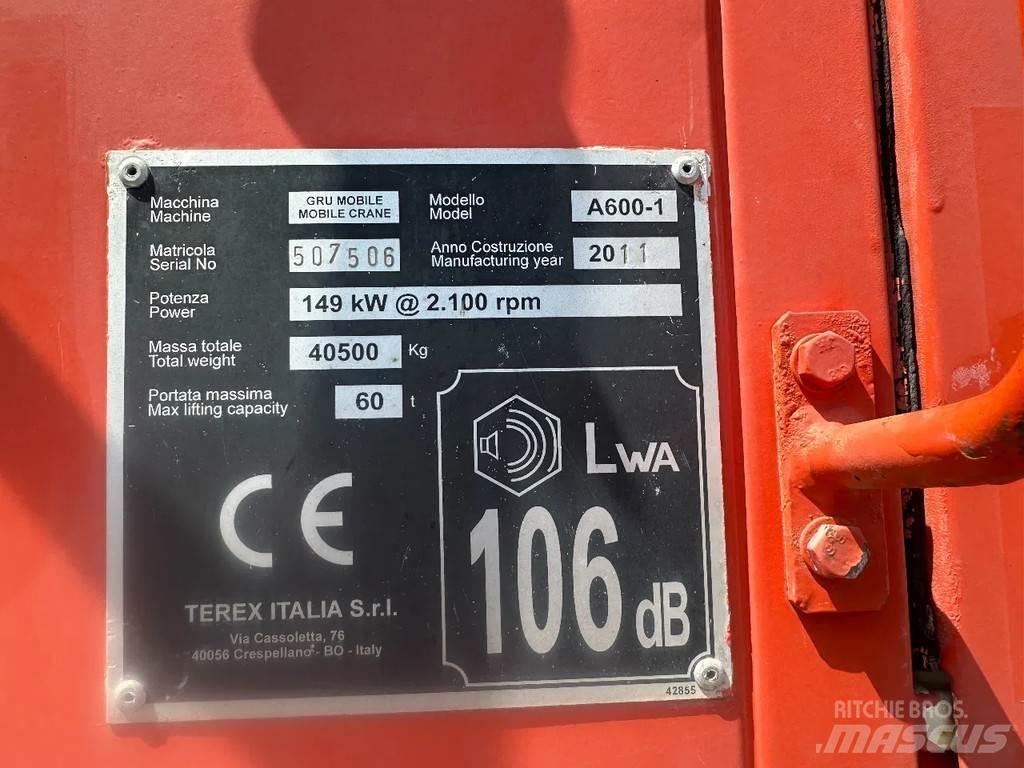 Terex A600 رافعات الطرق الوعرة