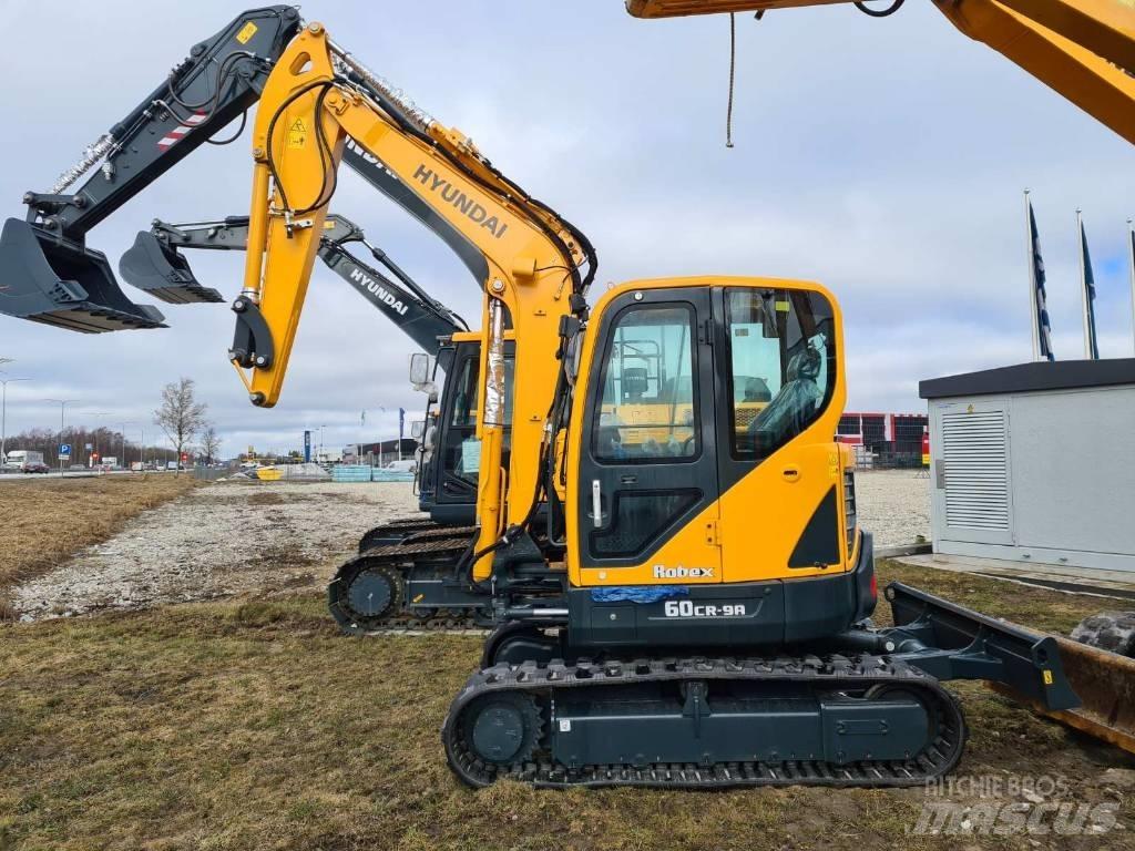 Hyundai R60CR-9A حفارات صغيرة أقل من 7 طن (حفارات صغيرة)