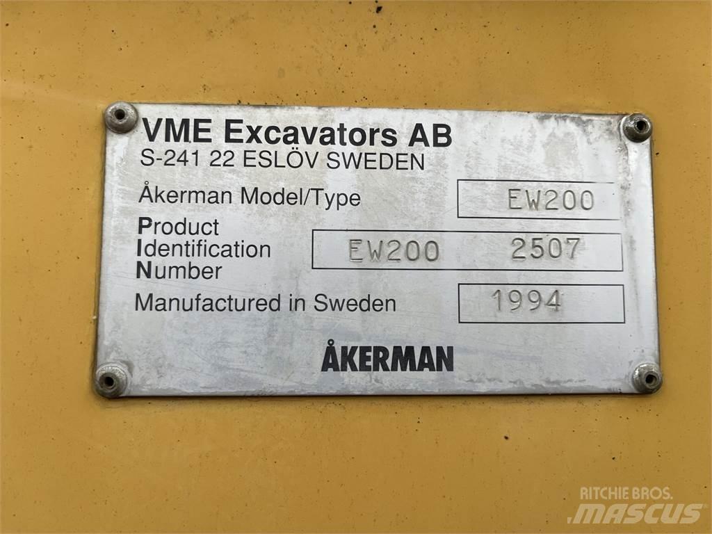 Åkerman EW200 4X4 حفارات بعجل