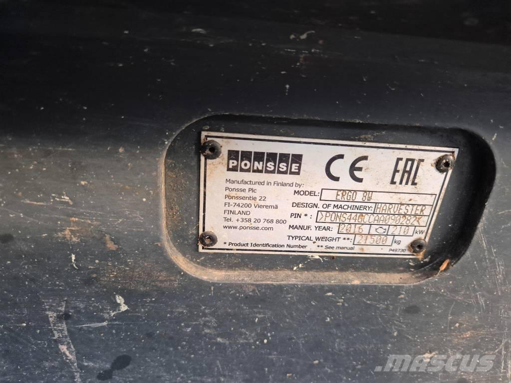 Ponsse ERGO 8W حصادات