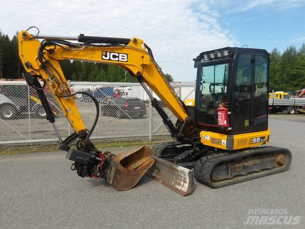 JCB 55Z-1 حفارات صغيرة أقل من 7 طن (حفارات صغيرة)