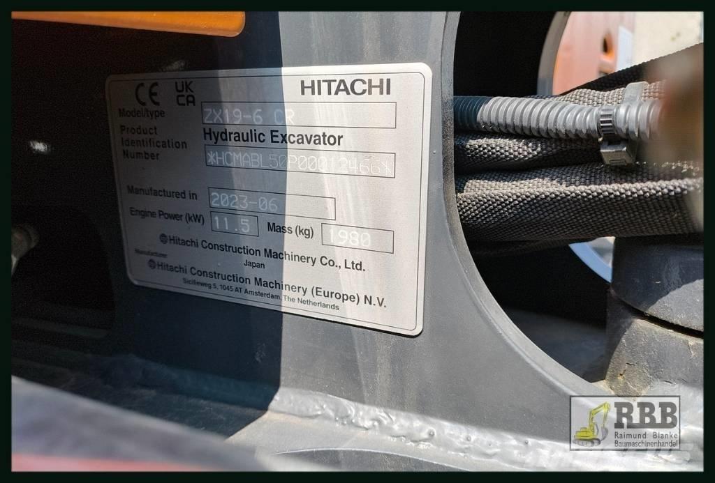 Hitachi ZX 19-6 CR حفارات صغيرة أقل من 7 طن (حفارات صغيرة)