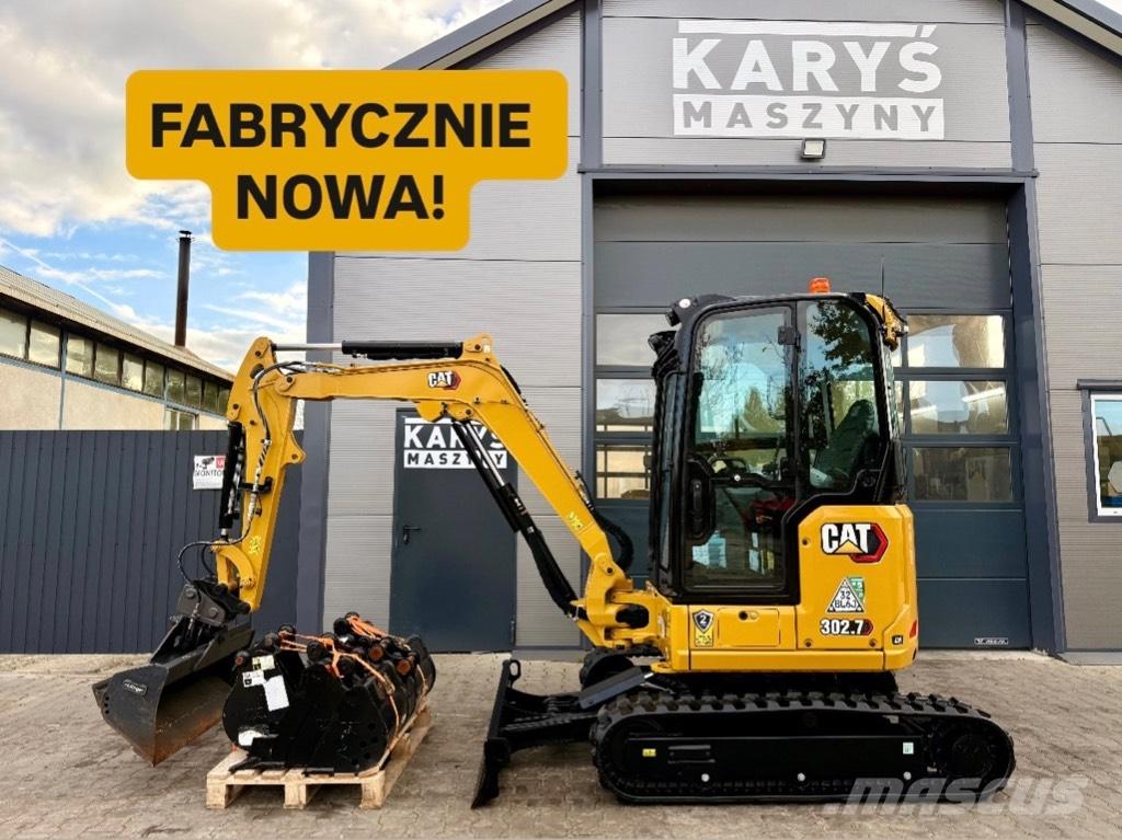 CAT 302.7 CR حفارات صغيرة أقل من 7 طن (حفارات صغيرة)