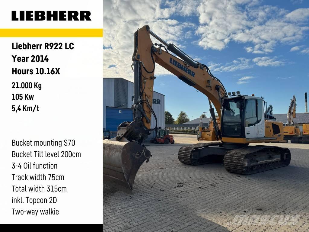 Liebherr R 922 حفارات زحافة
