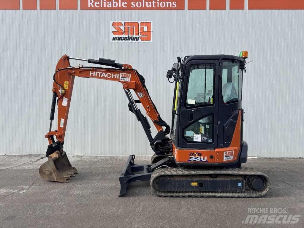Hitachi ZX 33 U-6 حفارات صغيرة أقل من 7 طن (حفارات صغيرة)