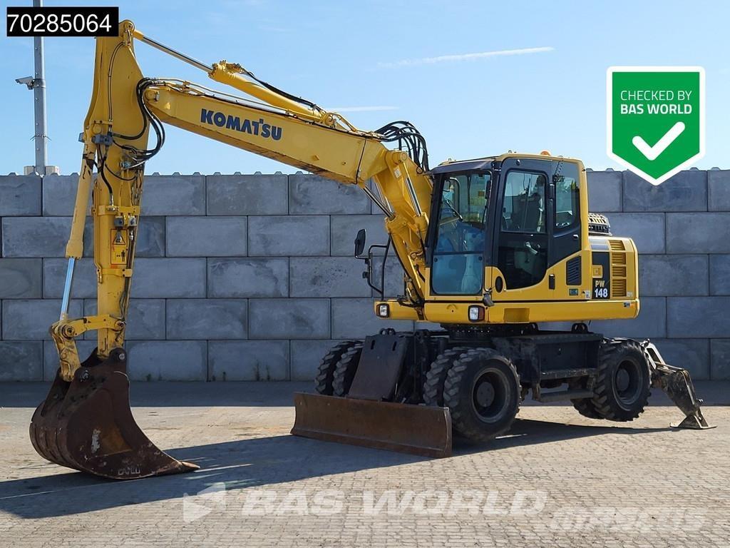 Komatsu PW148 -8 حفارات بعجل