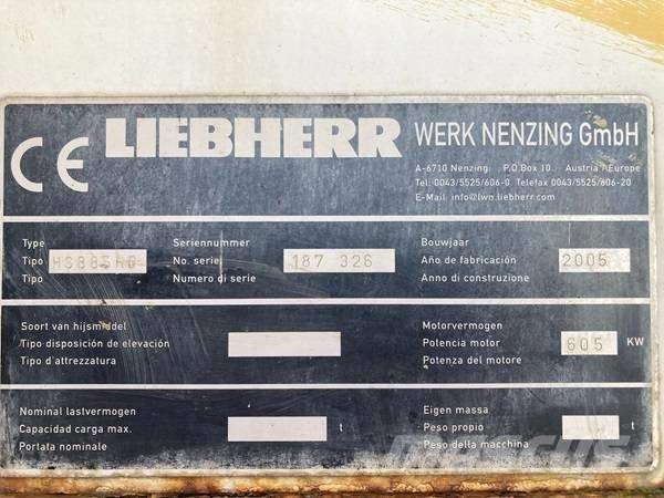 Liebherr HS 885 HD رافعات مجنزرة