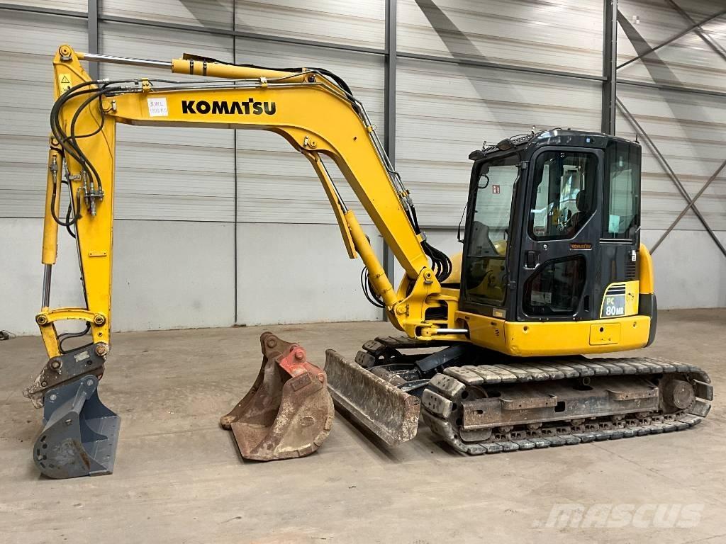 Komatsu PC 80 MR-3 حفارات وسط 7 طن - 12 طن