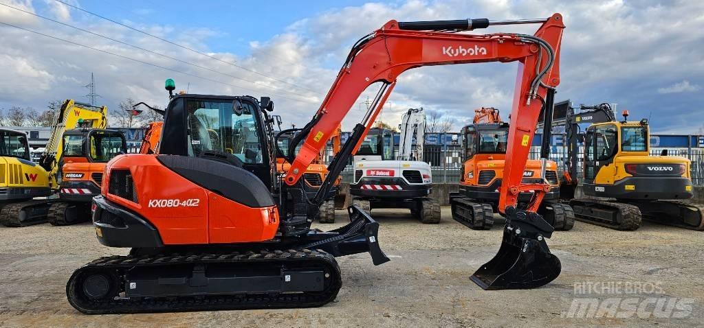 Kubota KX 080-4 حفارات وسط 7 طن - 12 طن