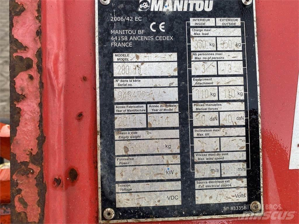 Manitou 280TJ رافعات سلة مفصلية