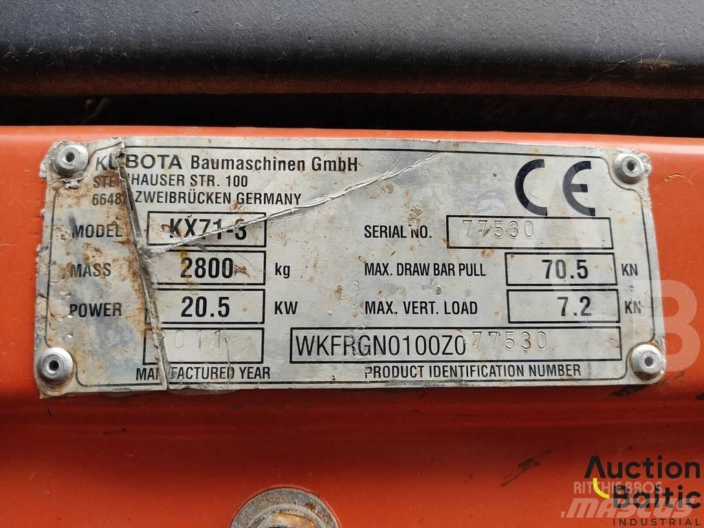 Kubota KX 71-3 حفارات صغيرة أقل من 7 طن (حفارات صغيرة)