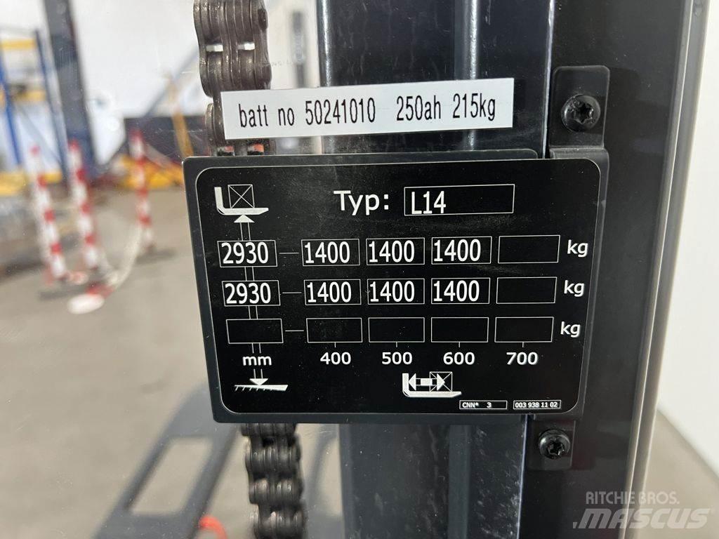 Linde L14 معدات التكديس الجوالة