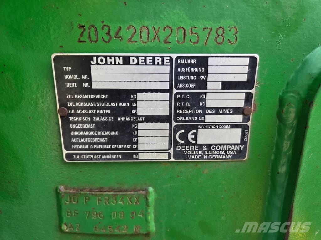 John Deere 3420 معدات مناولة لأغراض الزراعة