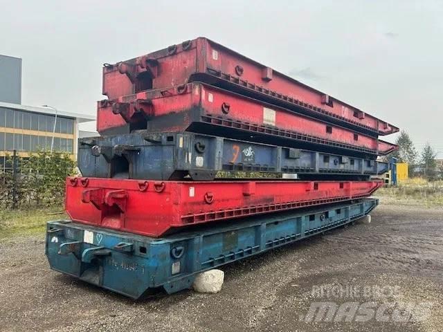 Mafi 100 Ton نصف مقطورة مسطحة منخفضة