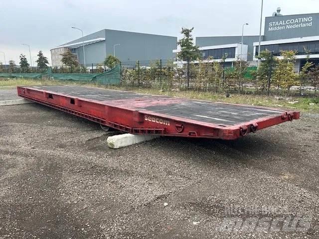 Mafi 100 Ton نصف مقطورة مسطحة منخفضة