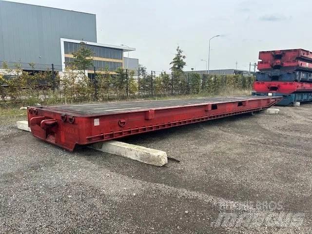 Mafi 100 Ton نصف مقطورة مسطحة منخفضة