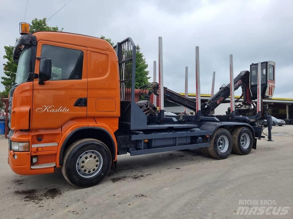 Scania R 580 شاحنات أشجار