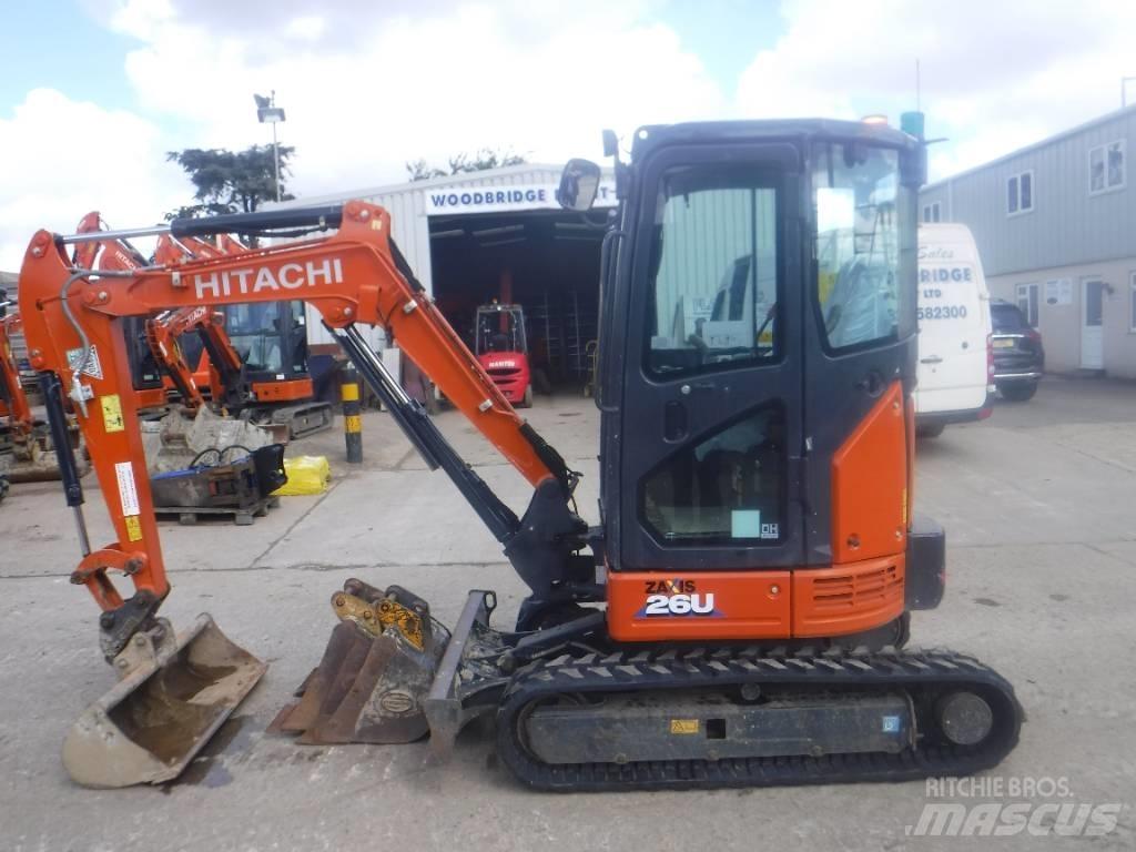 Hitachi ZX 26 U-6 حفارات صغيرة أقل من 7 طن (حفارات صغيرة)