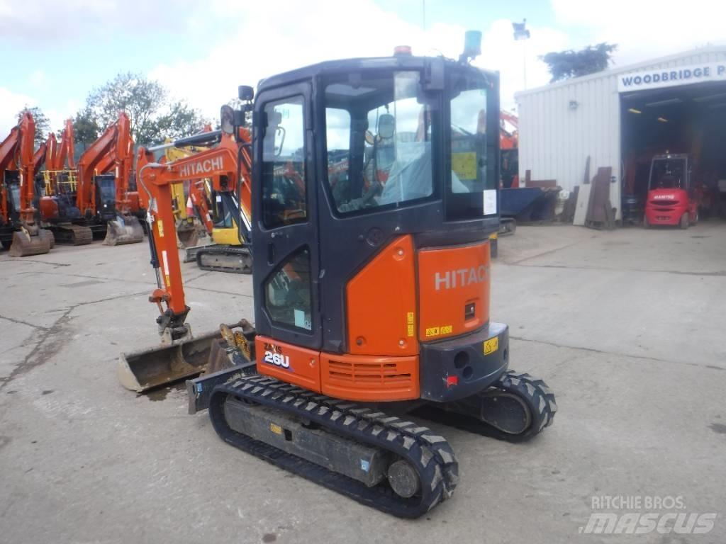 Hitachi ZX 26 U-6 حفارات صغيرة أقل من 7 طن (حفارات صغيرة)