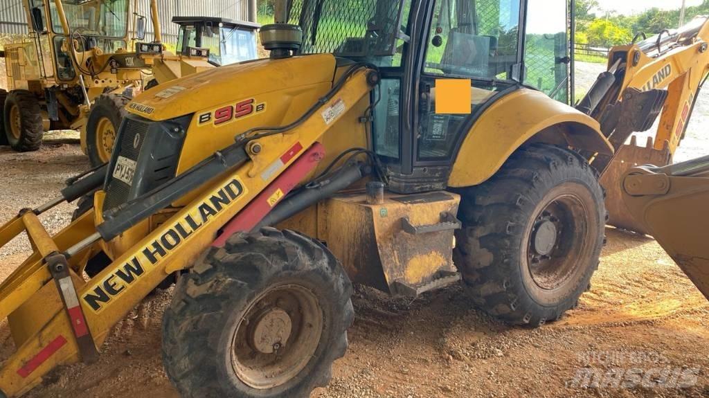 New Holland B 95 B لوادر ذات جرافات عكسية