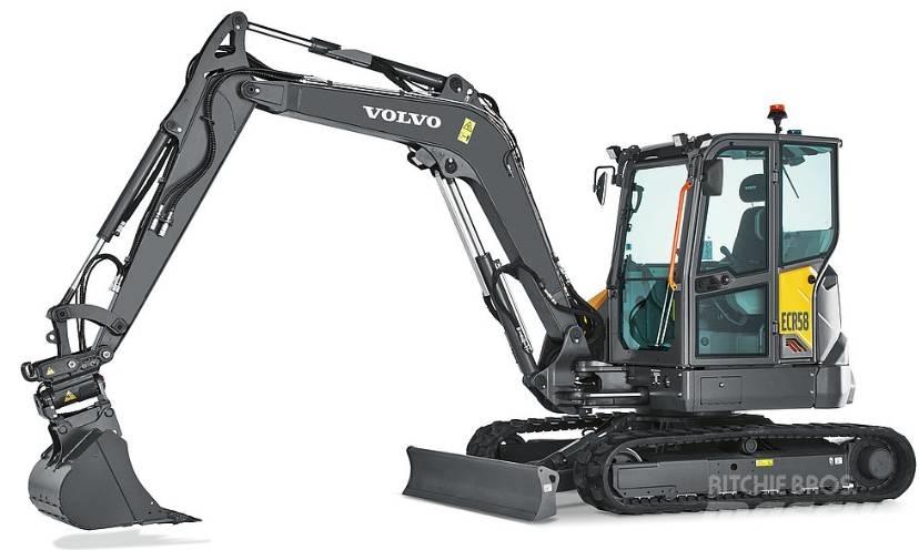 Volvo ECR58F NY/NEW حفارات صغيرة أقل من 7 طن (حفارات صغيرة)