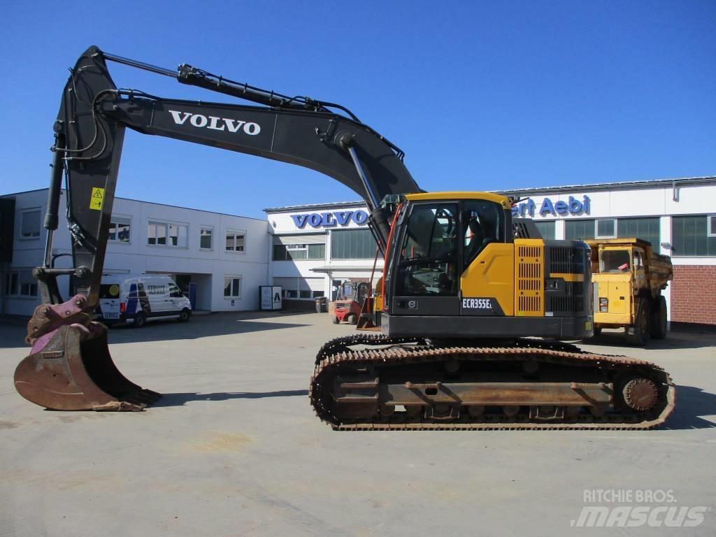 Volvo ECR 355 EL حفارات زحافة