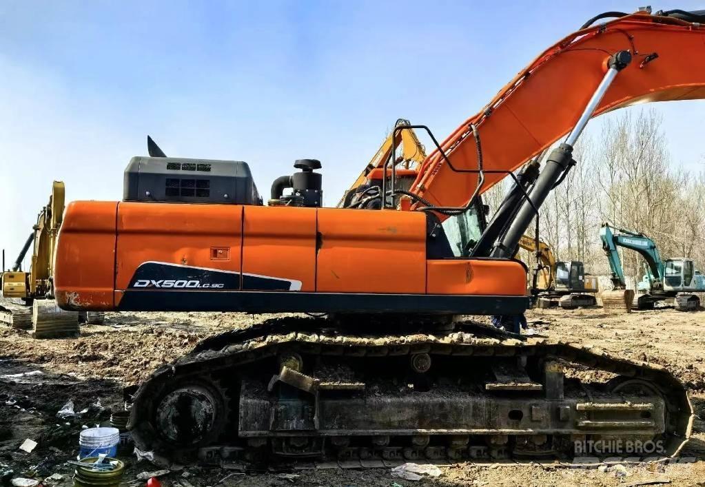 Doosan DX 500 LC حفارات زحافة