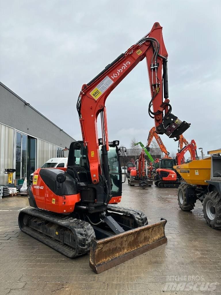 Kubota KX 080-4 حفارات وسط 7 طن - 12 طن