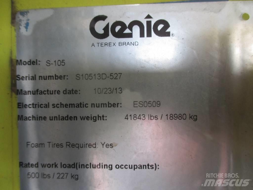 Genie S 105 رافعات سلة تلسكوبية