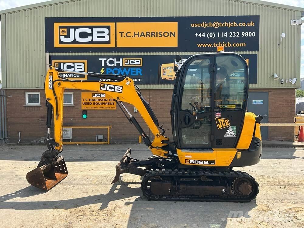 JCB 8026 حفارات صغيرة أقل من 7 طن (حفارات صغيرة)