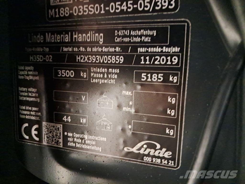 Linde H35D-02 شاحنات الديزل