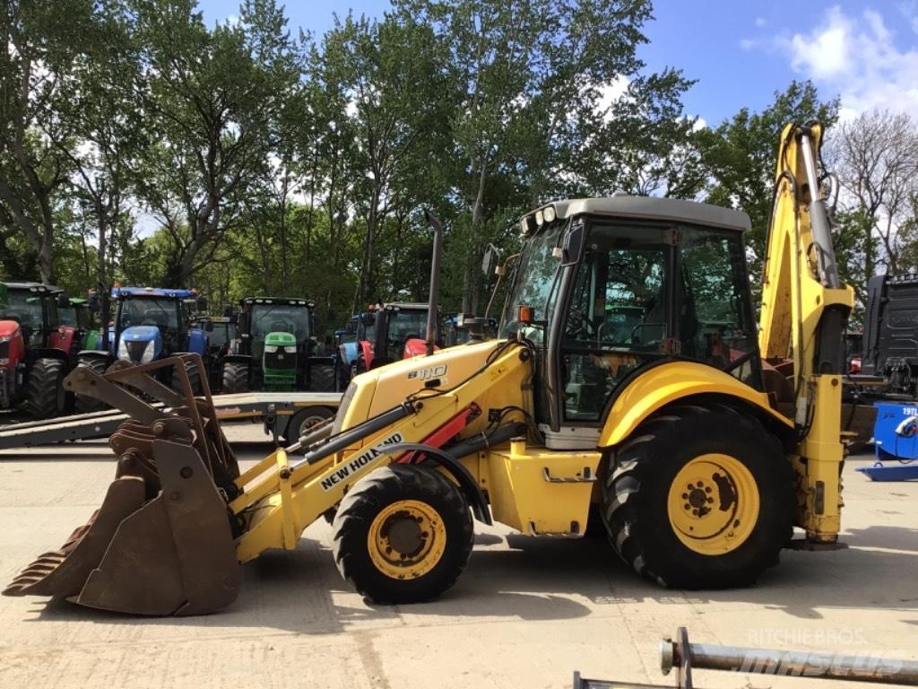 New Holland B 110 لوادر ذات جرافات عكسية