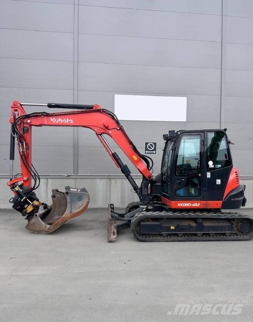 Kubota KX 080-4 حفارات وسط 7 طن - 12 طن