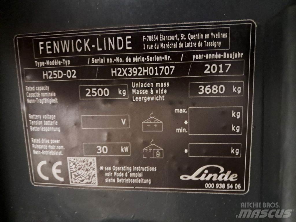 Linde H25D-02 شاحنات الديزل
