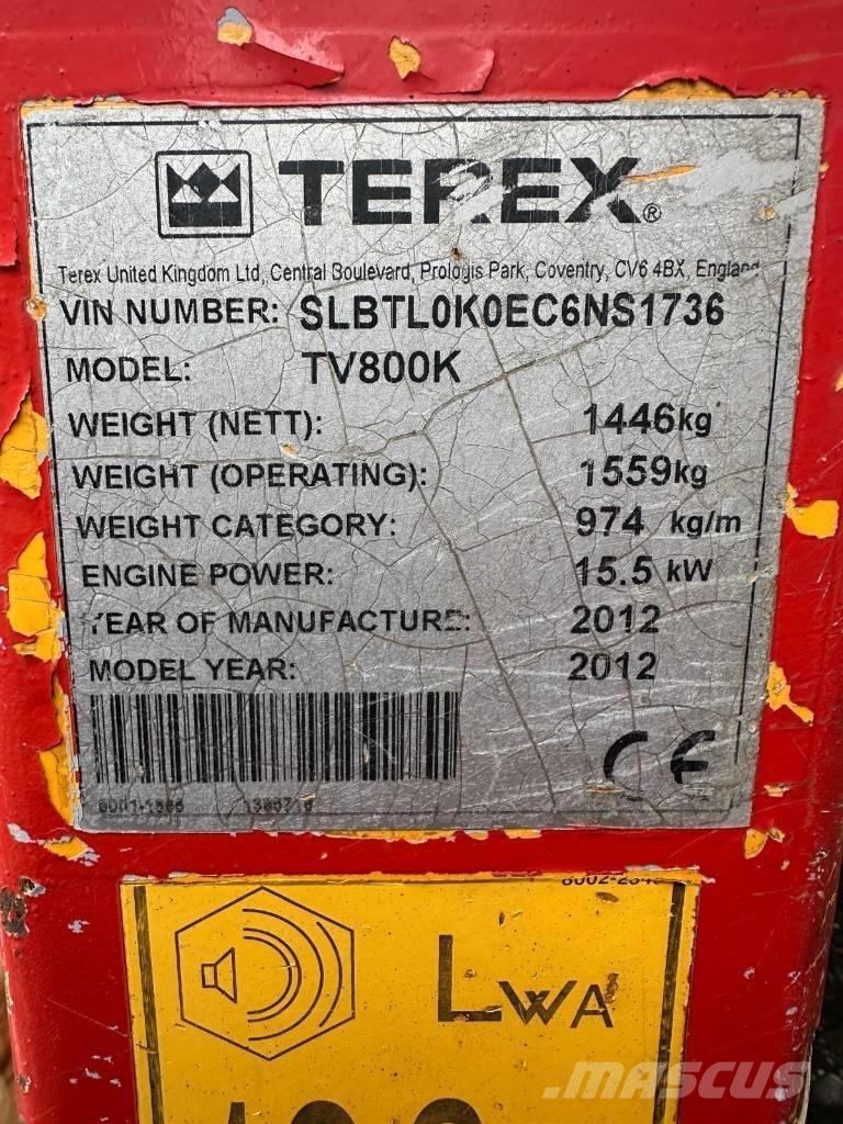 Terex TV 800 مداحل ثنائية الاسطوانة
