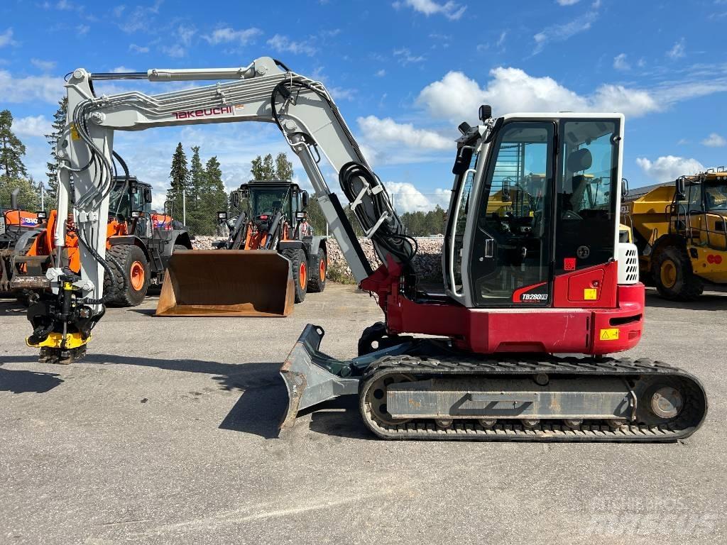 Takeuchi TB280FR حفارات وسط 7 طن - 12 طن