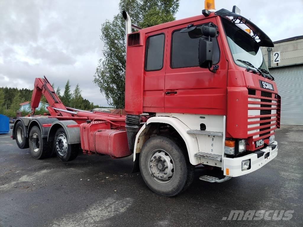 Scania 143 H شاحنات الرافعات الخطافية