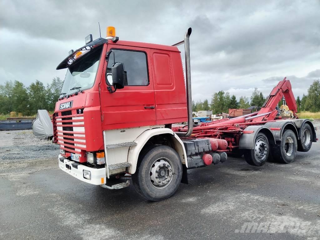Scania 143 H شاحنات الرافعات الخطافية