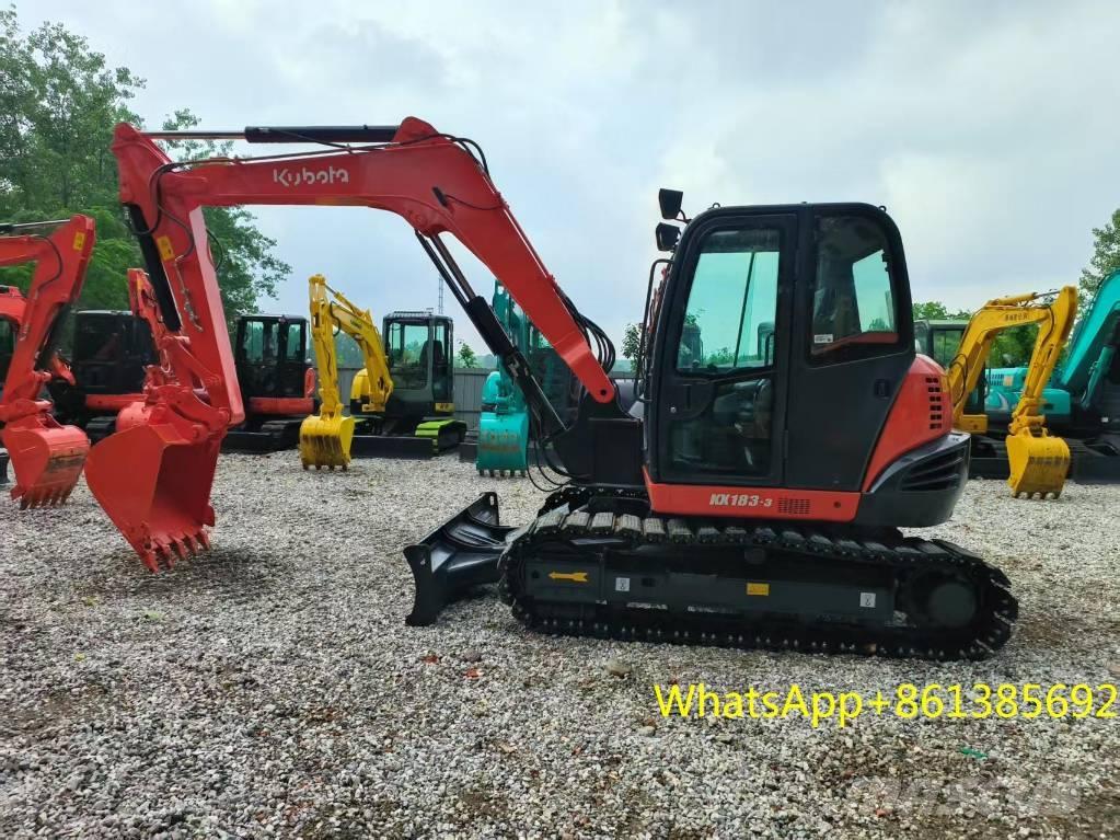 Kubota KX 183-3 حفارات زحافة