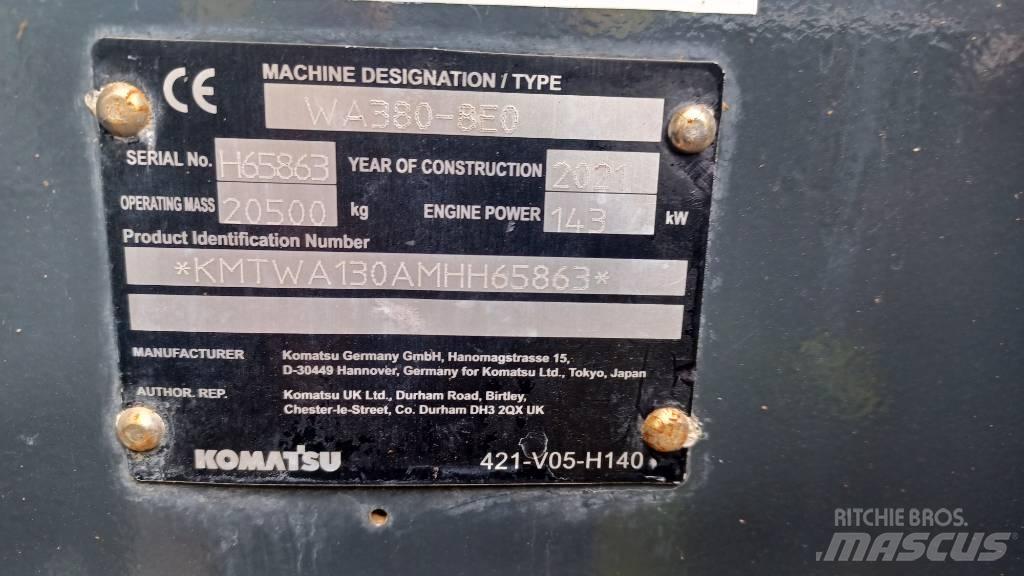 Komatsu WA 380-8 لوادر بعجل