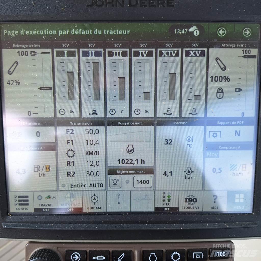 John Deere 6R155 الجرارات