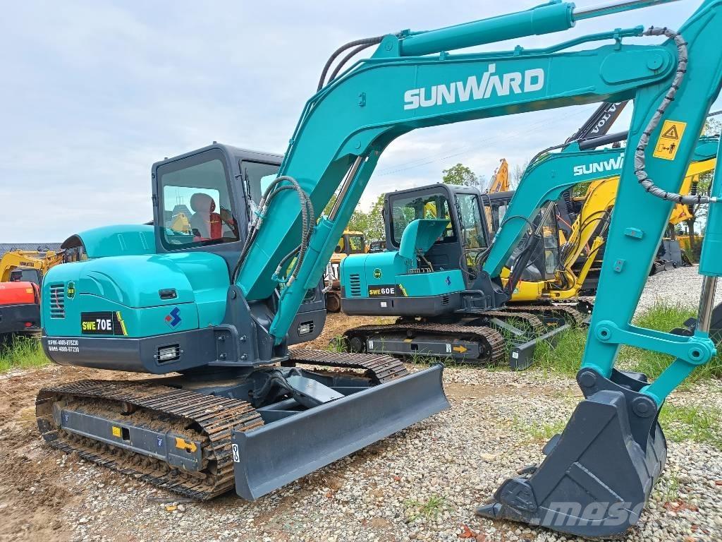 Sunward SWE 70 حفارات زحافة